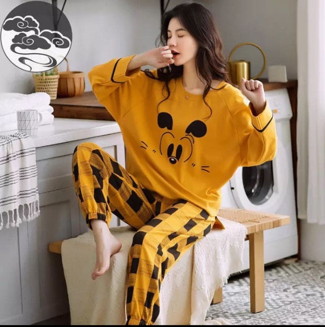 Pluto Print Women's Nightsuit Pluto Print Women's Nightsuit